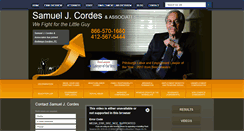 Desktop Screenshot of cordesemploymentlaw.com